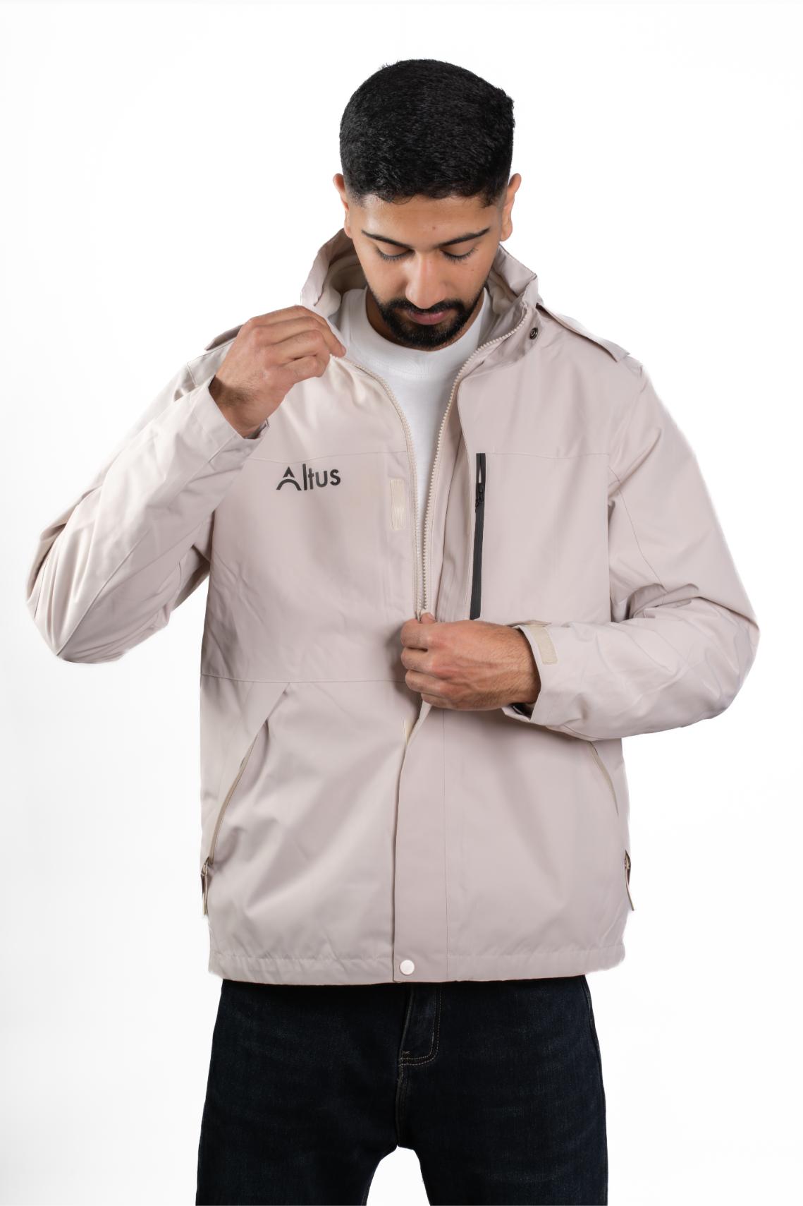 Beige Polar Fleece Jacket