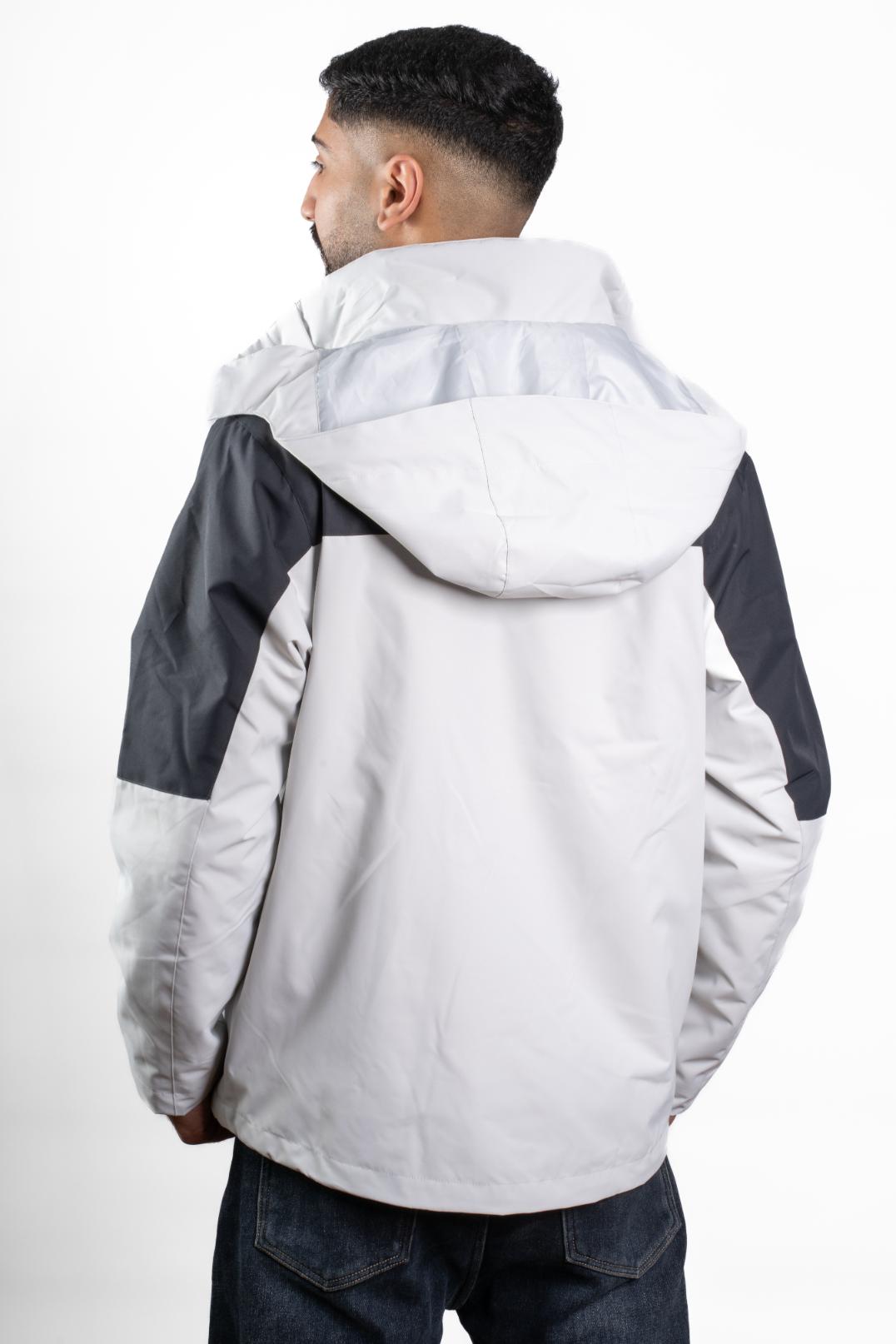 Black and White Polar Fleece Jacket