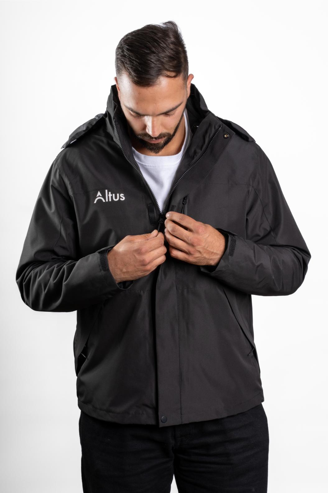 Black Polar Fleece Jacket