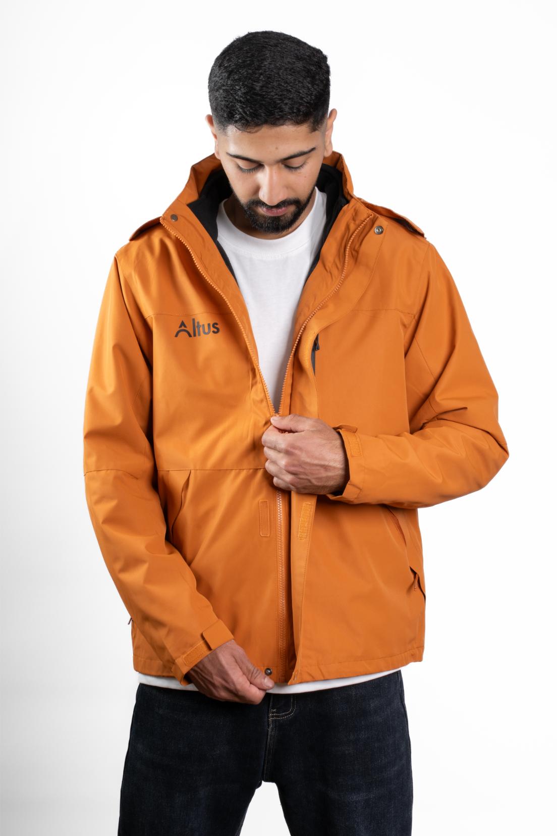 Orange Polar Fleece Jacket