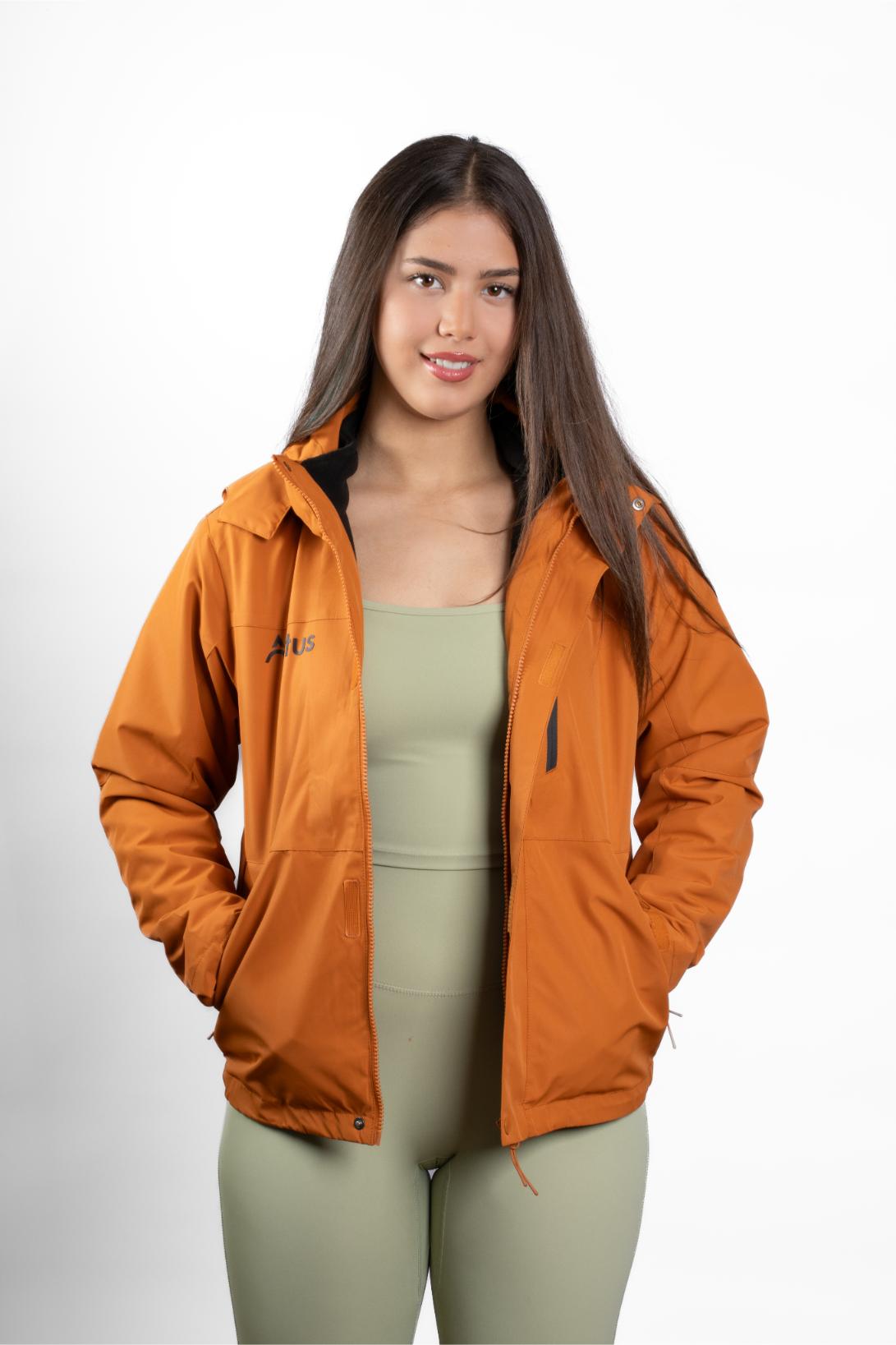 Orange Polar Fleece Jacket