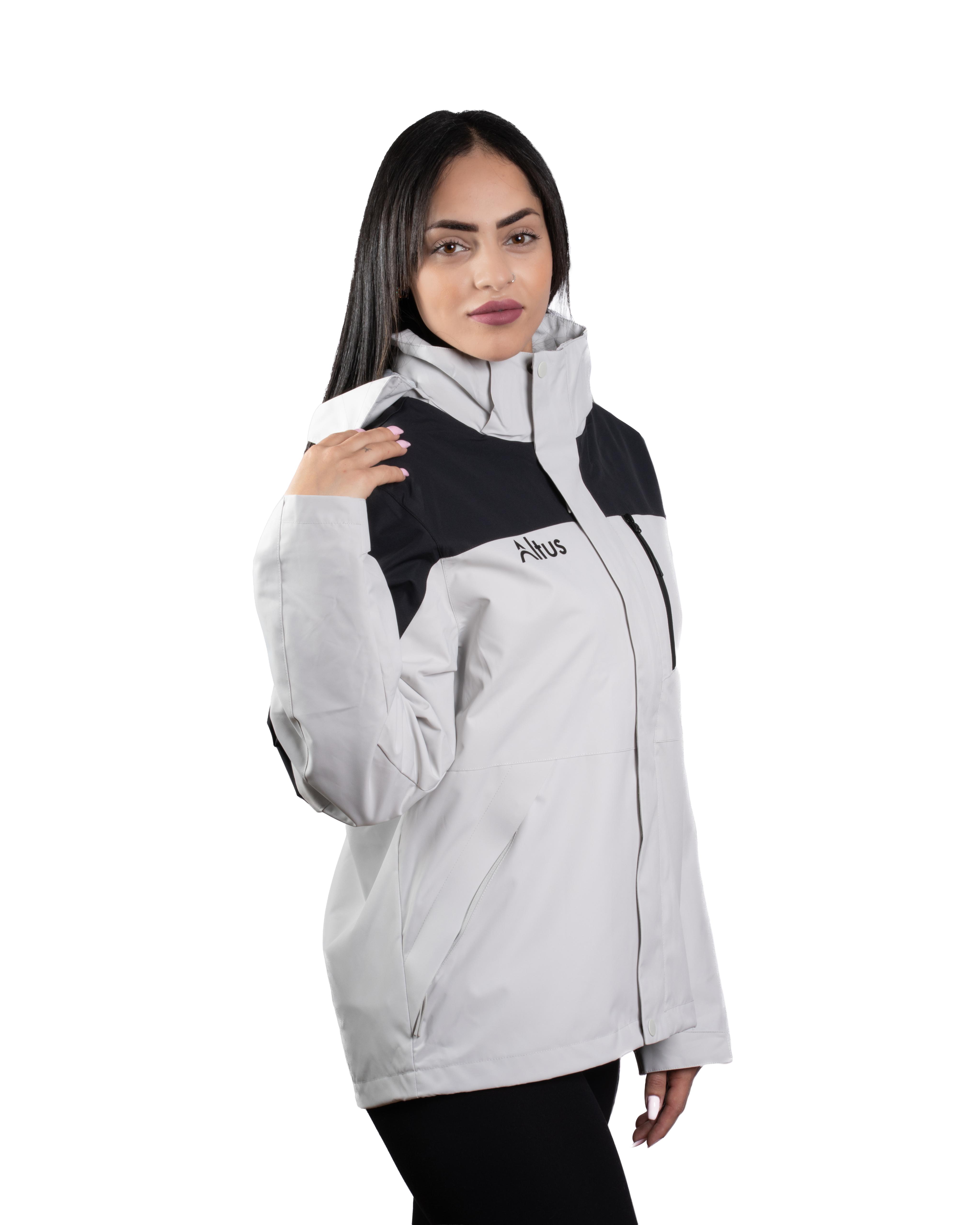 Black and White Polar Fleece Jacket