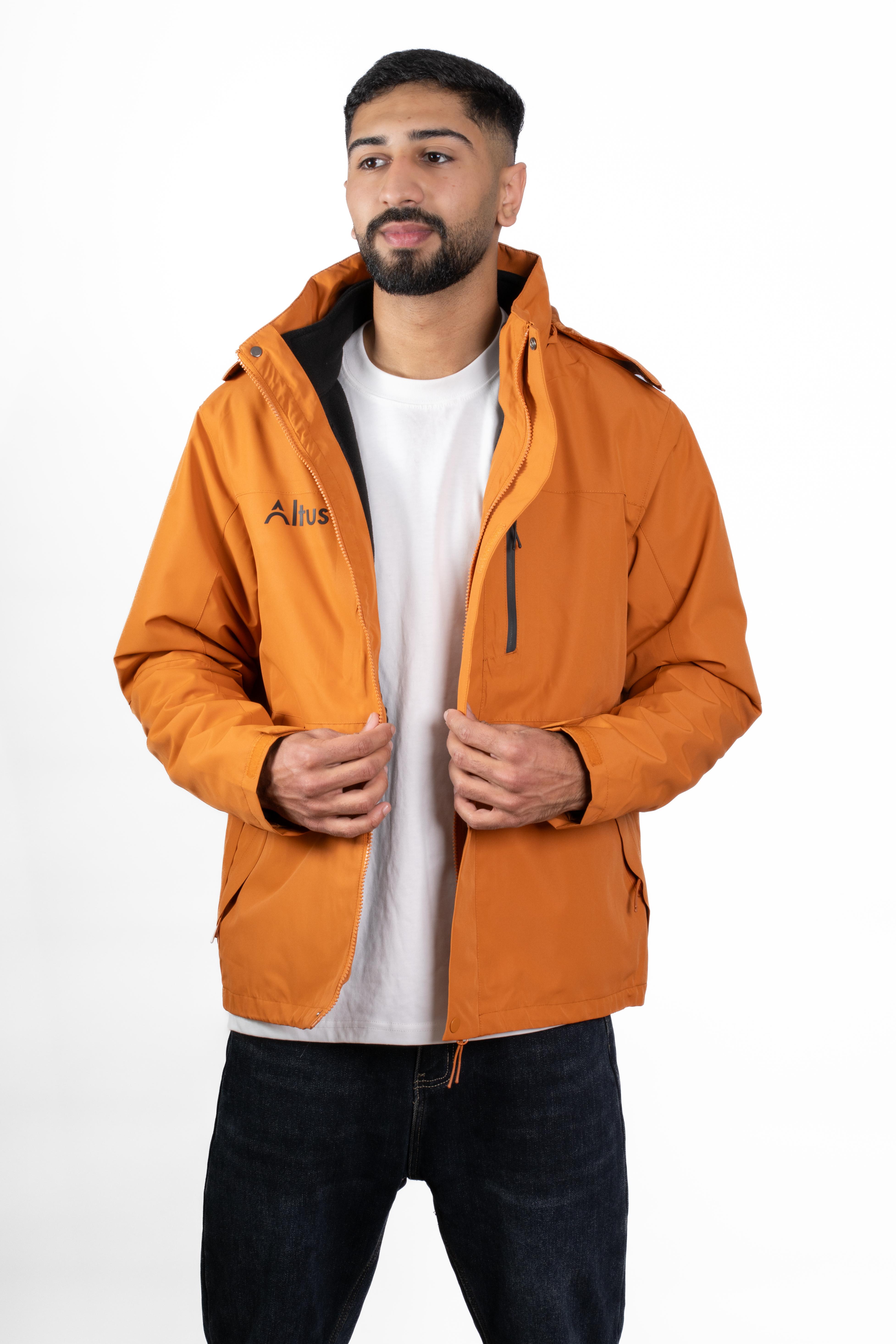 Orange Polar Fleece Jacket