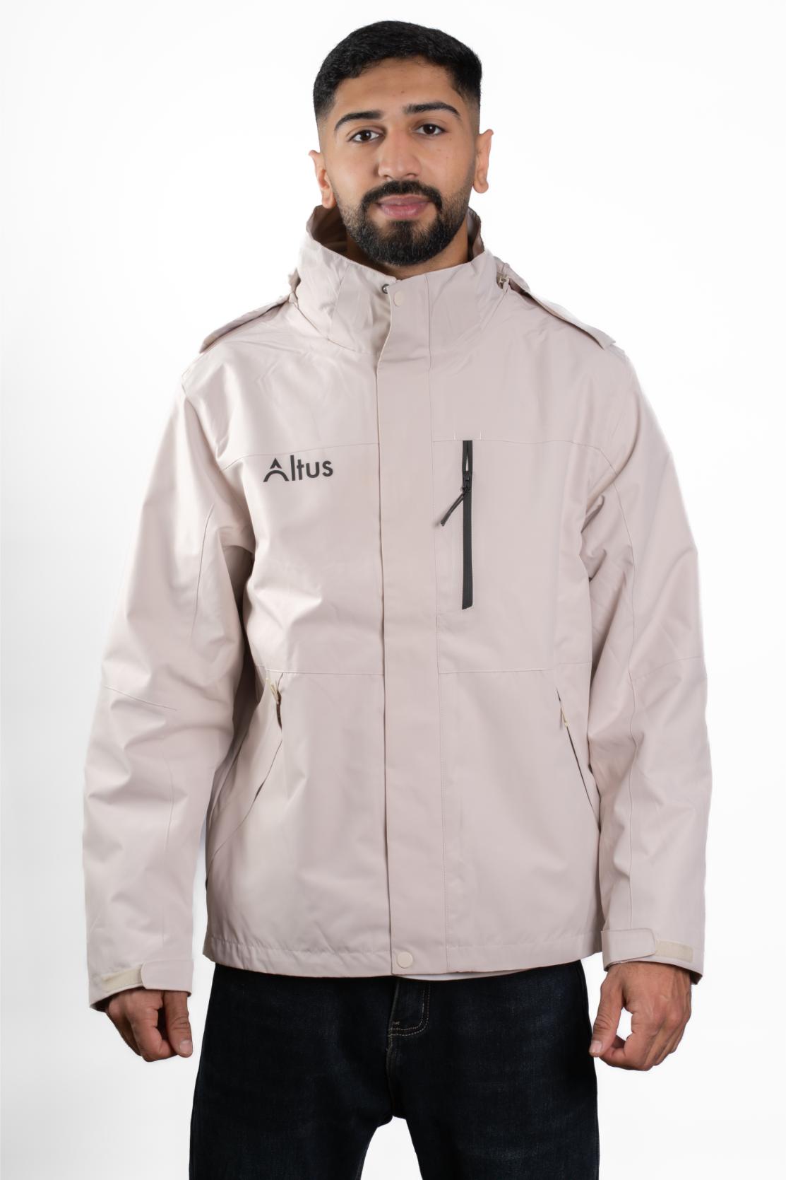 Beige Polar Fleece Jacket